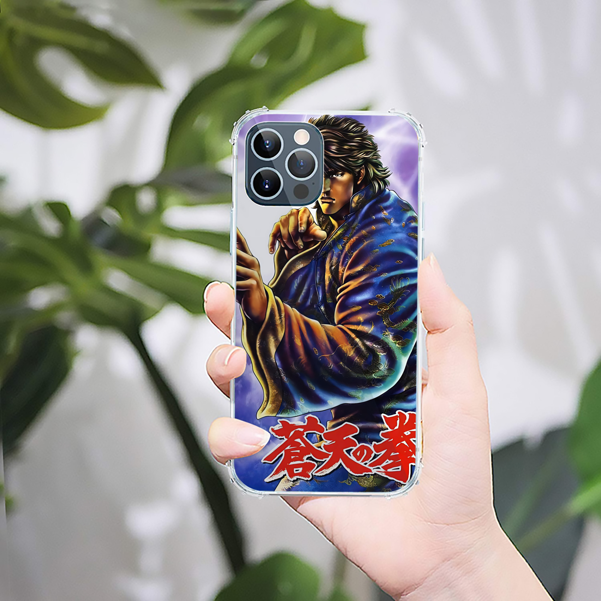 （画像用） 北斗の拳 Fist of the North Star 【iPhone 12シリーズ対応】透明スマホケース（クリアソフトケース）